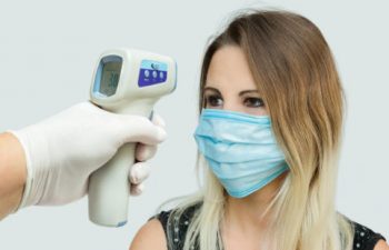 Patient Wearing a Mask